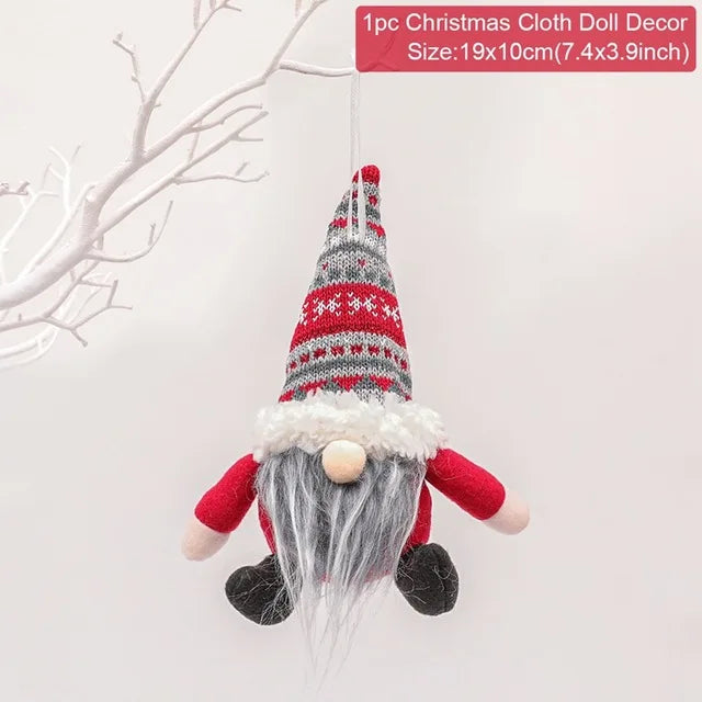 Kerst pop decoratie sfeervolle Scandinavische kerstversiering voor thuis