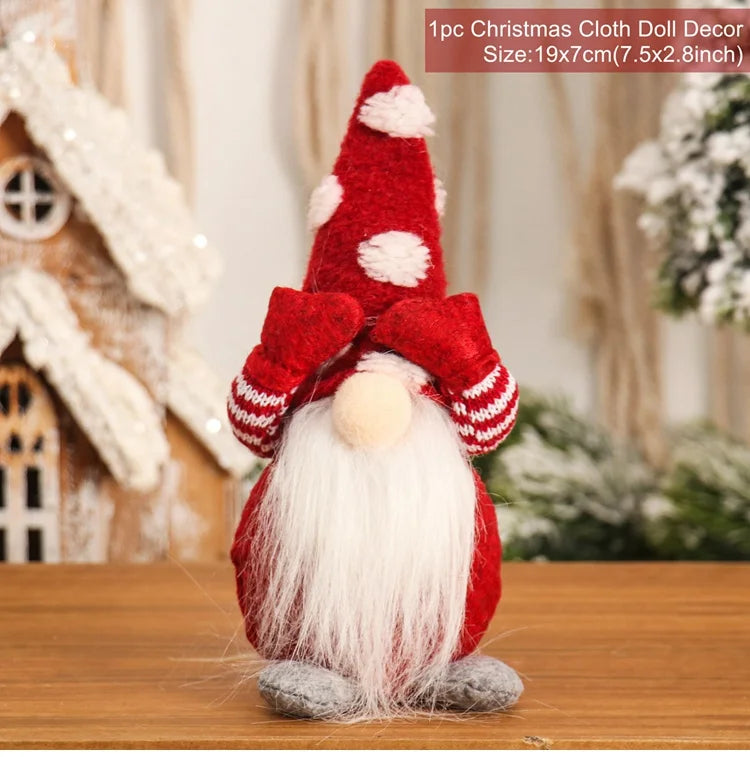 Kerst pop decoratie sfeervolle Scandinavische kerstversiering voor thuis