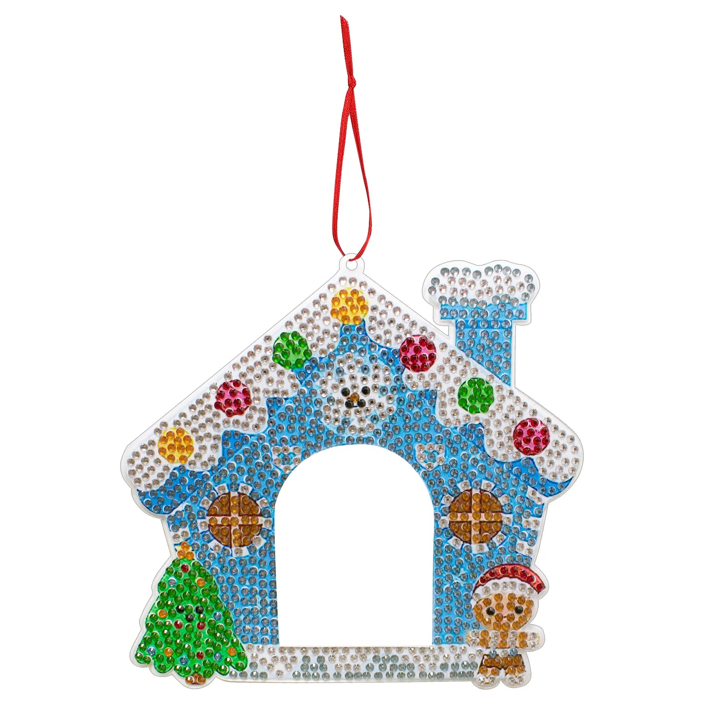 Diamond Painting Kersthangers fotolijst kerstdecoratie set 4 stuks - SDZ003