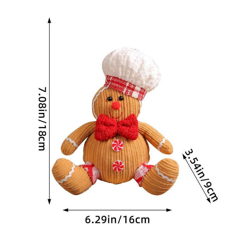 Kerst pop Gingerbread Man kerstboom hanger decoratie 2024