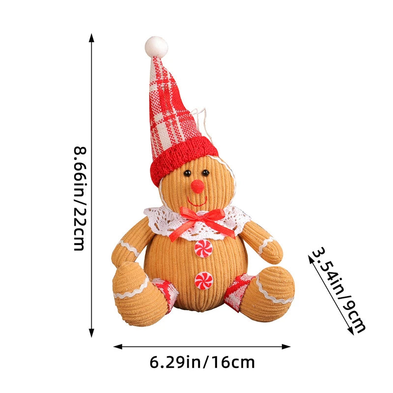 Kerst pop Gingerbread Man kerstboom hanger decoratie 2024
