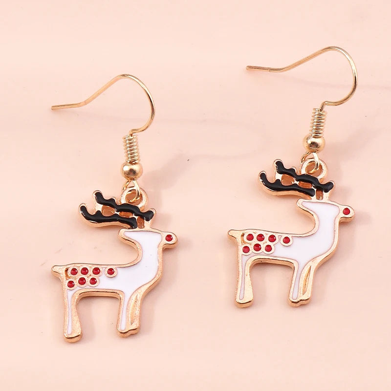 Kerst oorbellen kleurrijke hangers voor dames en meisjes