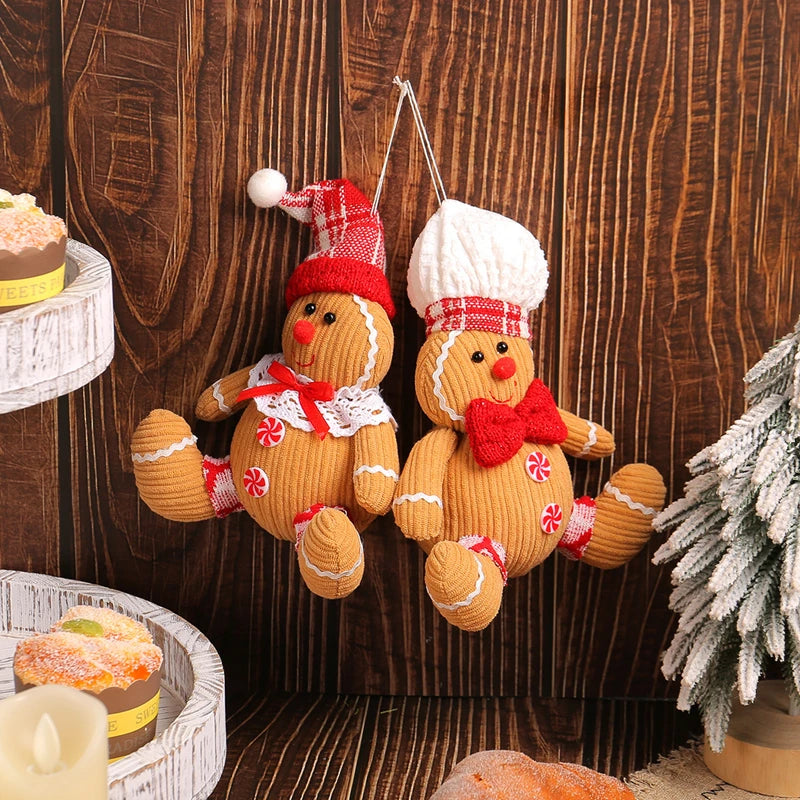 Kerst pop Gingerbread Man kerstboom hanger decoratie 2024