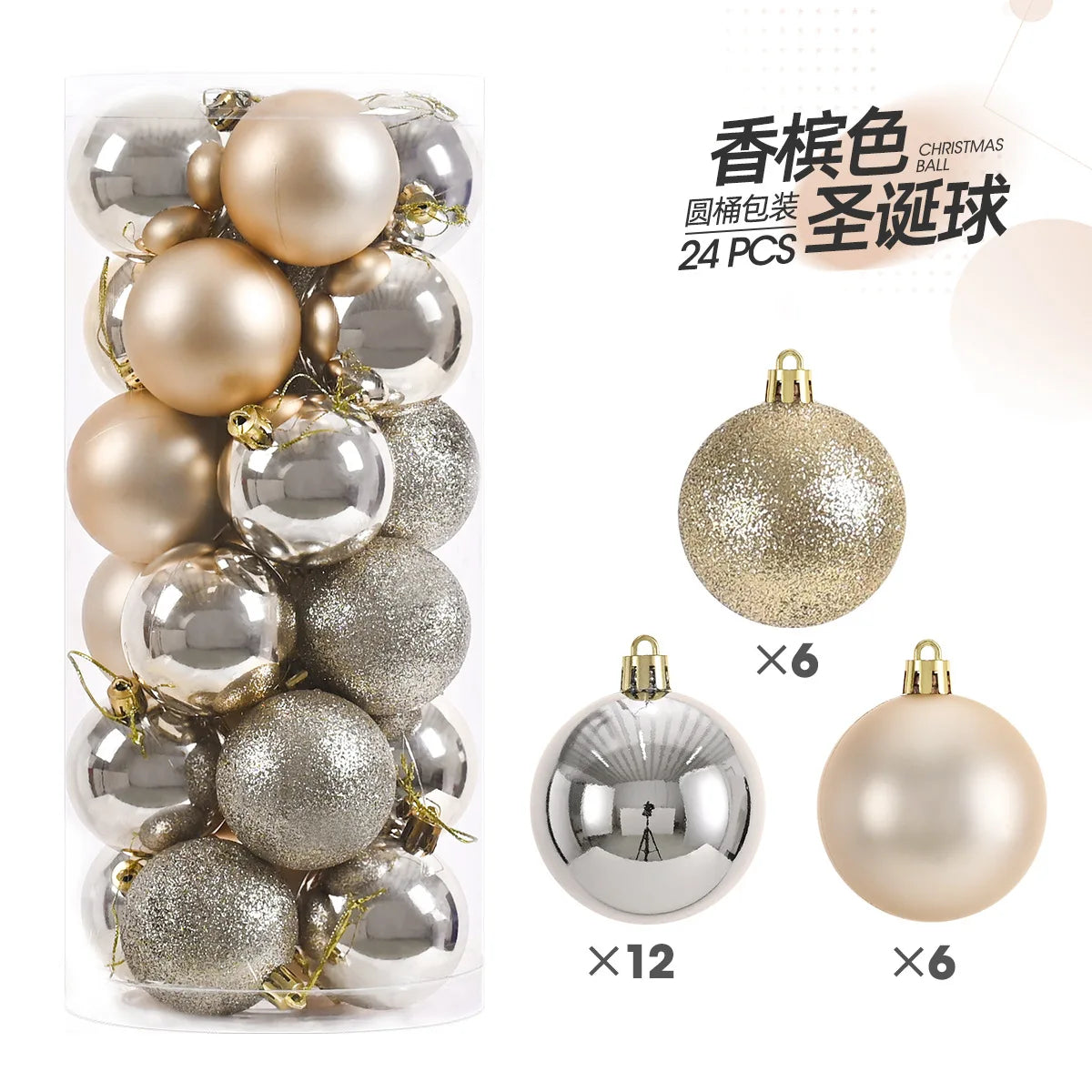 Kerstballen set 24 stuks – 3cm kerstboom versiering in diverse kleuren