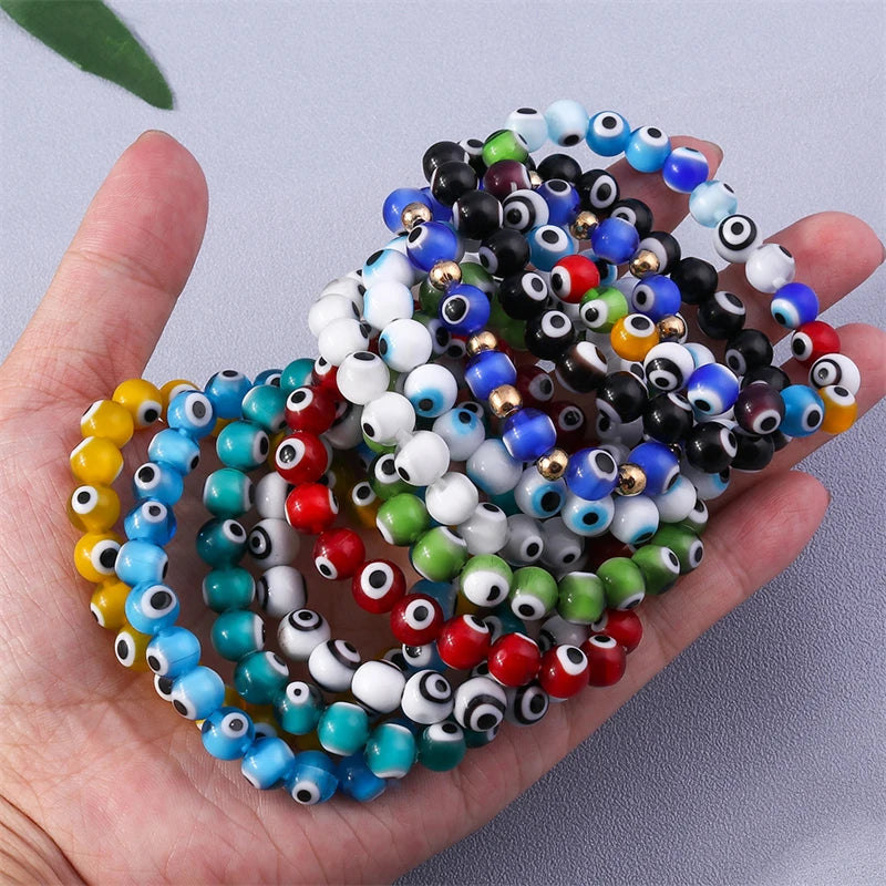Kerst armband met kralen, rendier en kerstboom bedels voor dames