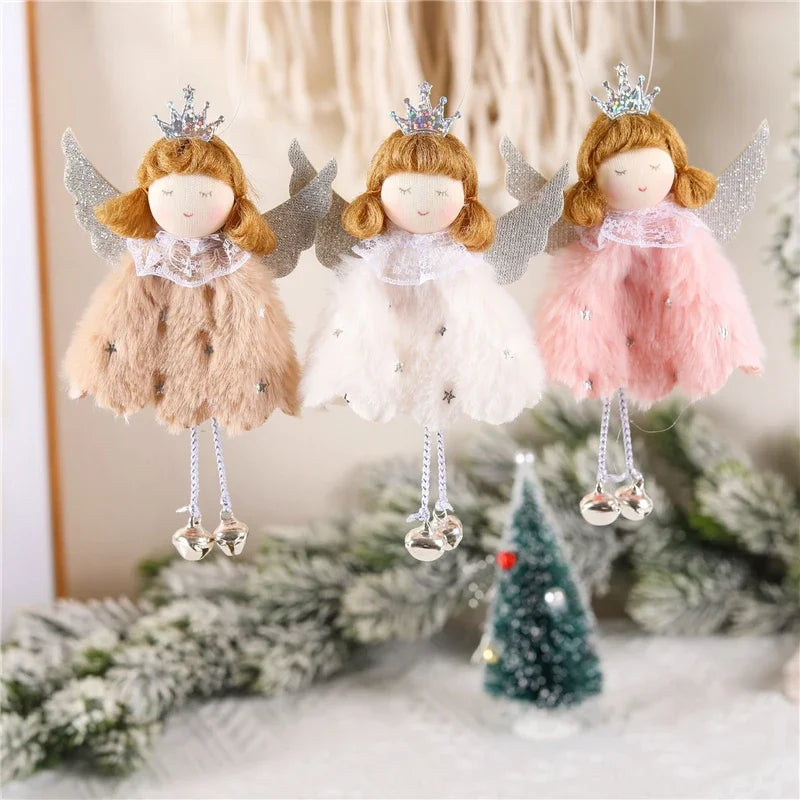 Kerst pop Engel decoratie voor kerstboom en sfeervolle woningversiering