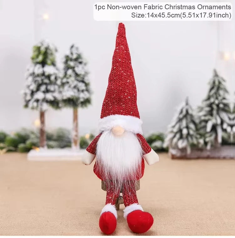 Kerst pop decoratie sfeervolle Scandinavische kerstversiering voor thuis