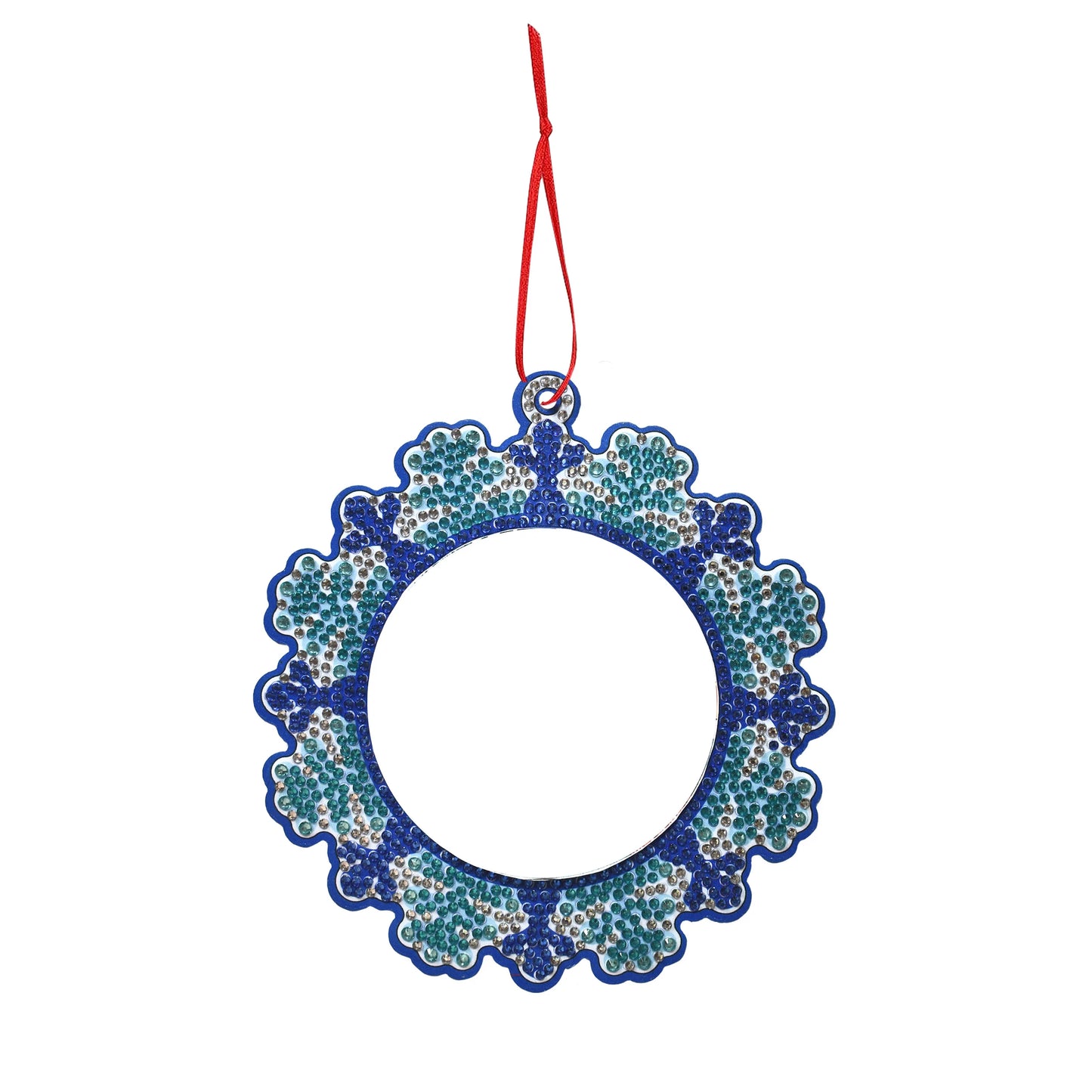 Diamond Painting Kersthangers fotolijst kerstdecoratie set 4 stuks - SDZ006