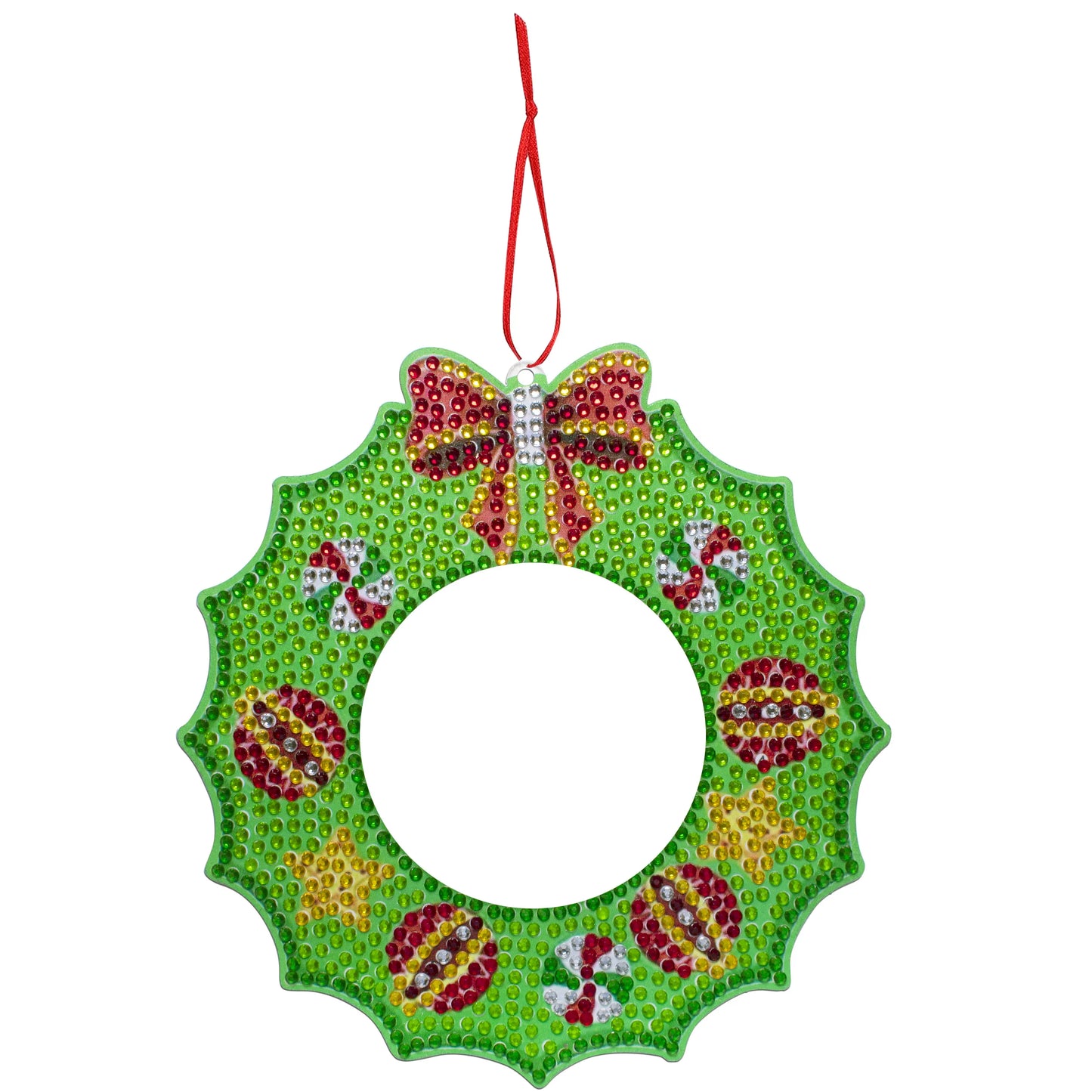 Diamond Painting Kersthangers fotolijst kerstdecoratie set 4 stuks - SDZ001