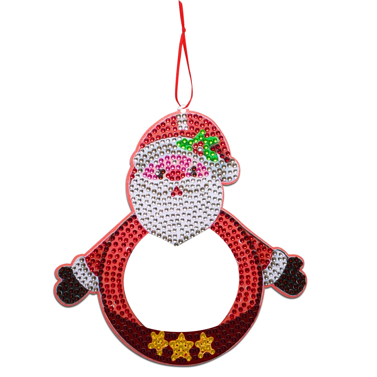 Diamond Painting Kersthangers fotolijst kerstdecoratie set 4 stuks - SDZ001