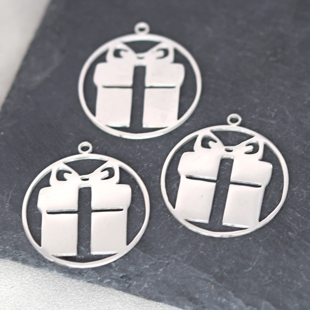 Kerst hangers sneeuwvlok rendier, bel, Kerstboom, Kerstman en meer – vele varianten - 3 stuks