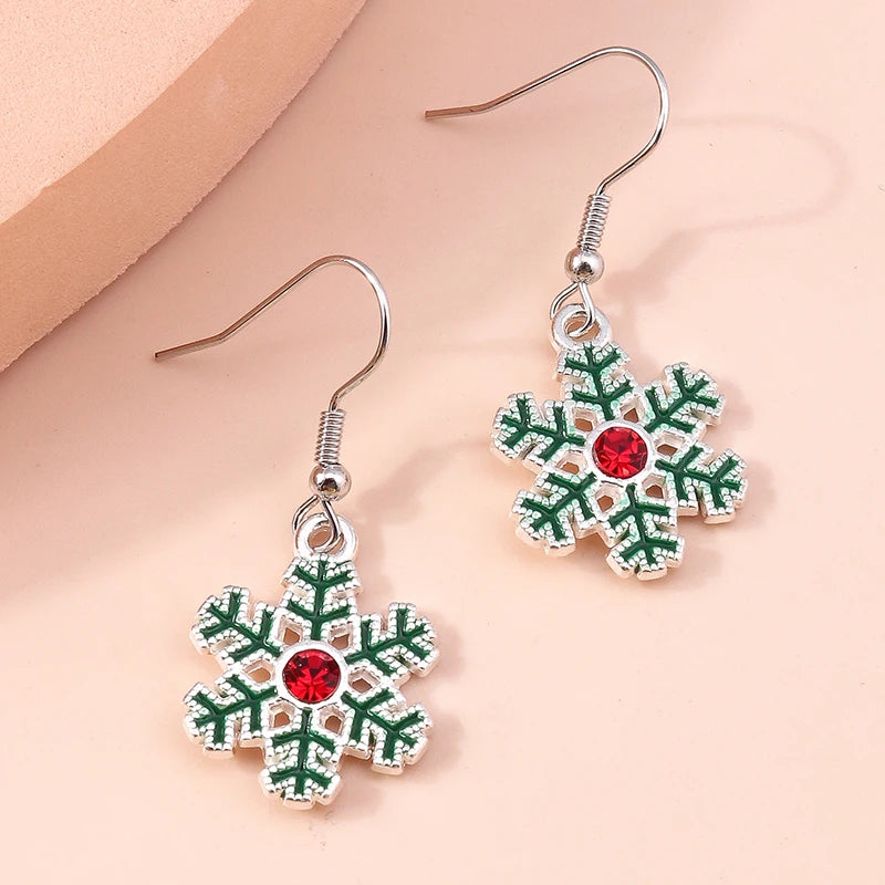 Kerst Oorbellen – Feestelijke oorbellen met Kerst design voor Dames - 048