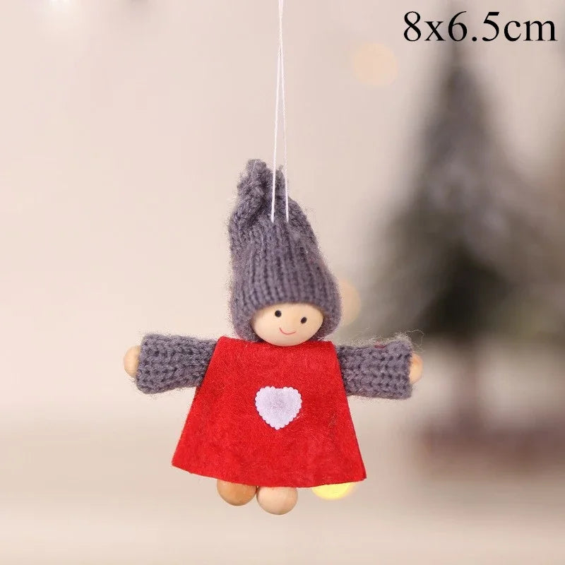 Kerst pop Engel decoratie voor kerstboom en sfeervolle woningversiering