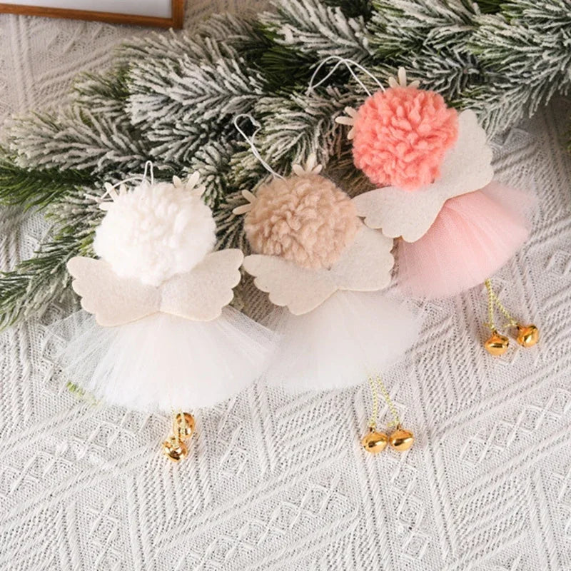 Kerst pop Engel decoratie voor kerstboom en sfeervolle woningversiering