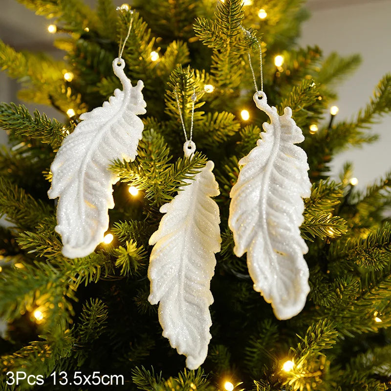 Kerstboom ornament sneeuwvlok engel hert hangdecoratie voor feestdagen
