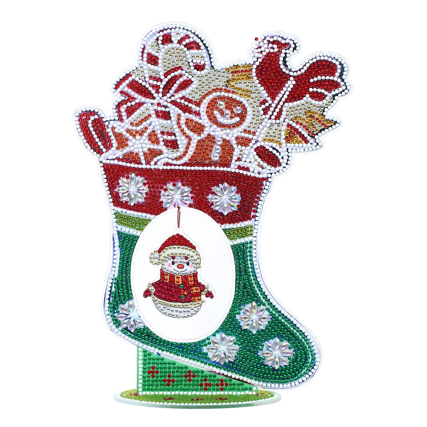 Diamond Painting Tafelornament kerstdecoratie acryl verlichtend kunstwerk - DZ692