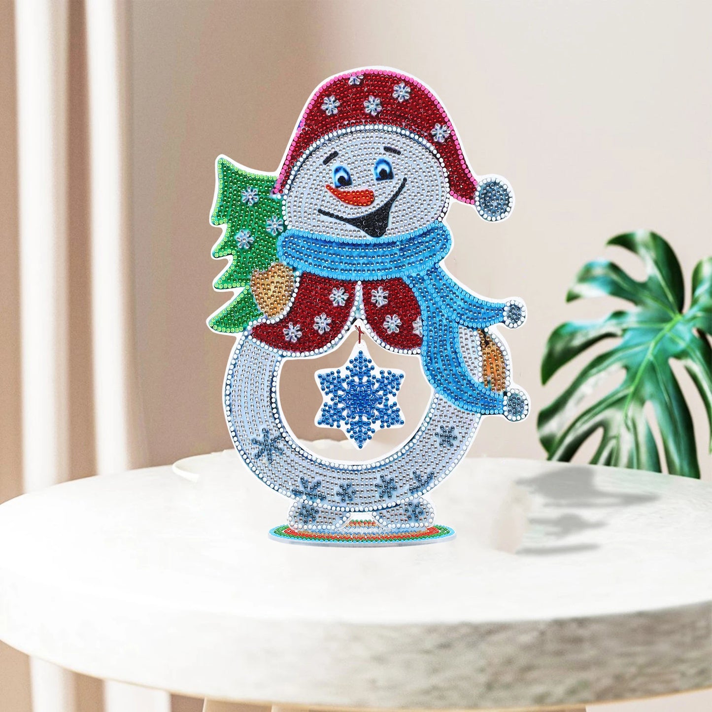 Diamond Painting Tafelornament kerstdecoratie acryl verlichtend kunstwerk - DZ694