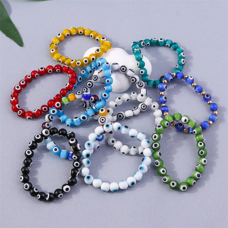 Kerst armband met kralen, rendier en kerstboom bedels voor dames