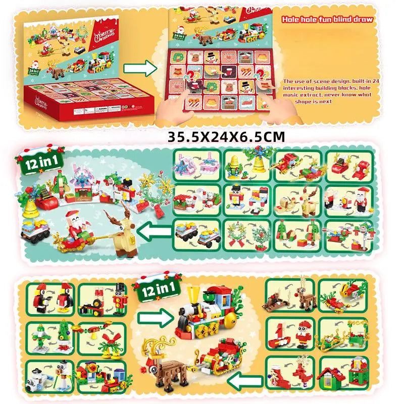 Adventkalender met verrassingen – Auto’s, sieraden en kerstornamenten voor jongens en meisjes