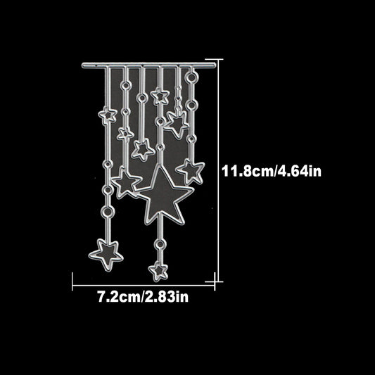 Snijmal Lovely Stars Rand voor Scrapbooking en Kaartdecoratie