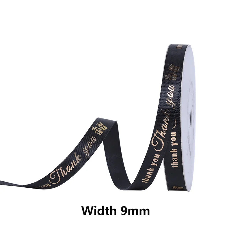 Kerst cadeau lint goud hartjes print – 10 yards luxe feestelijk lint