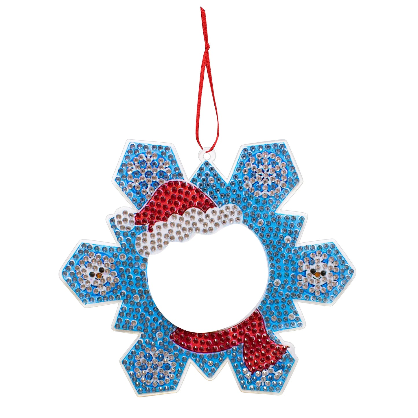 Diamond Painting Kersthangers fotolijst kerstdecoratie set 4 stuks - SDZ003