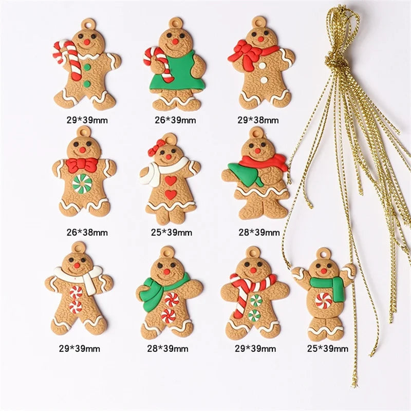 Kerst pop Gingerbread man hangdecoratie voor kerstboom