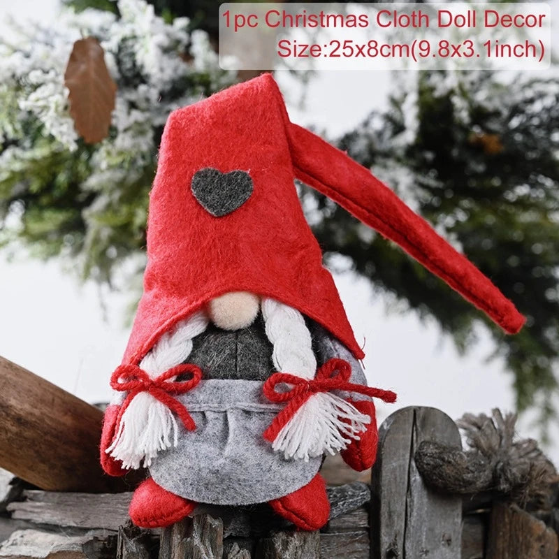 Kerst pop decoratie sfeervolle Scandinavische kerstversiering voor thuis