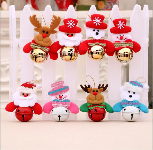 Kerstbel pop hanger – sfeervolle kerstboomversiering met bel