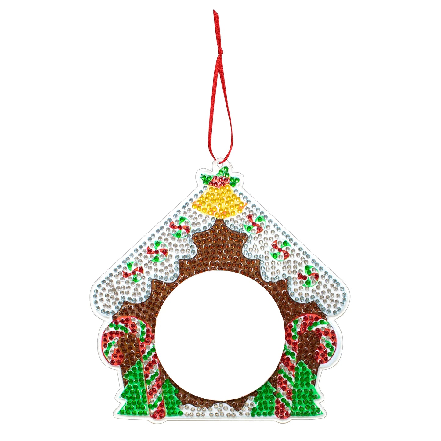 Diamond Painting Kersthangers fotolijst kerstdecoratie set 4 stuks - SDZ004