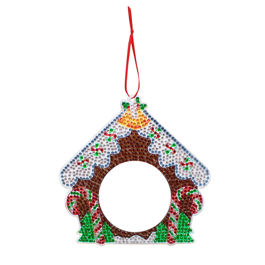 Diamond Painting Kersthangers fotolijst kerstdecoratie set 4 stuks - SDZ002