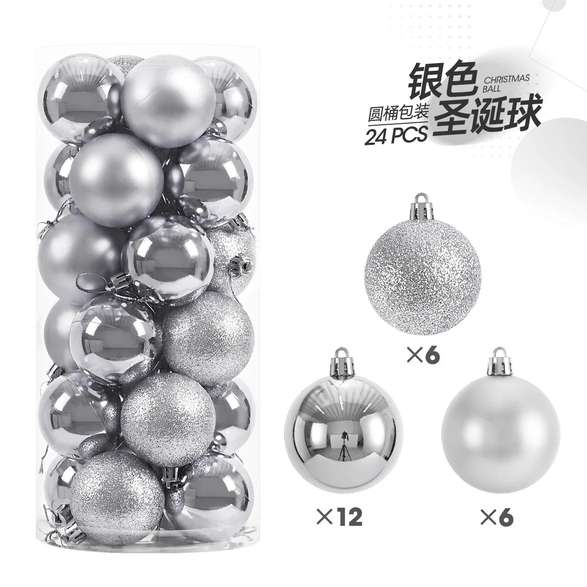 Kerstballen set 24 stuks – 3cm kerstboom versiering in diverse kleuren