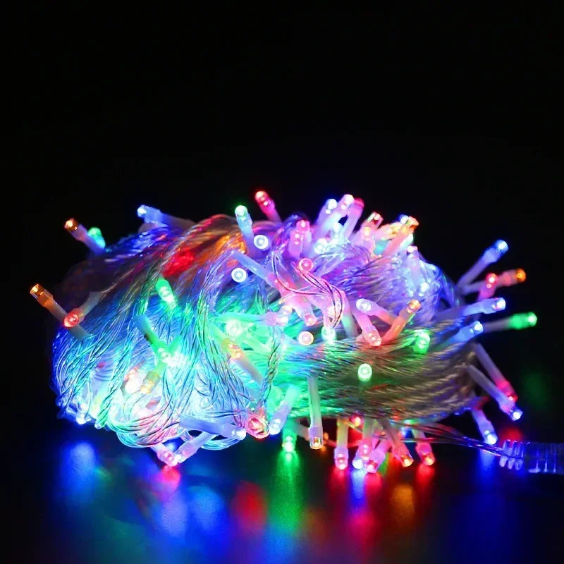 Kerst lichtgordijn sfeervolle LED slinger voor binnen en buiten