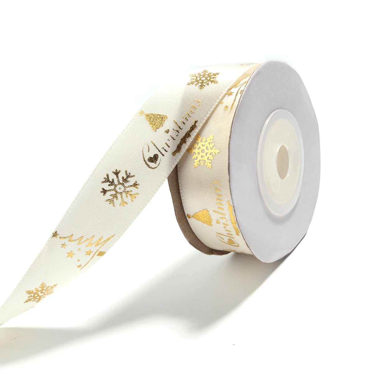 Kerst cadeau lint – 10 meter polyester lint 10mm/20mm bedrukt voor decoratie & inpakken
