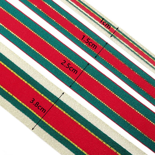 Kerst cadeauverpakking feestelijk lint voor decoratie en geschenken