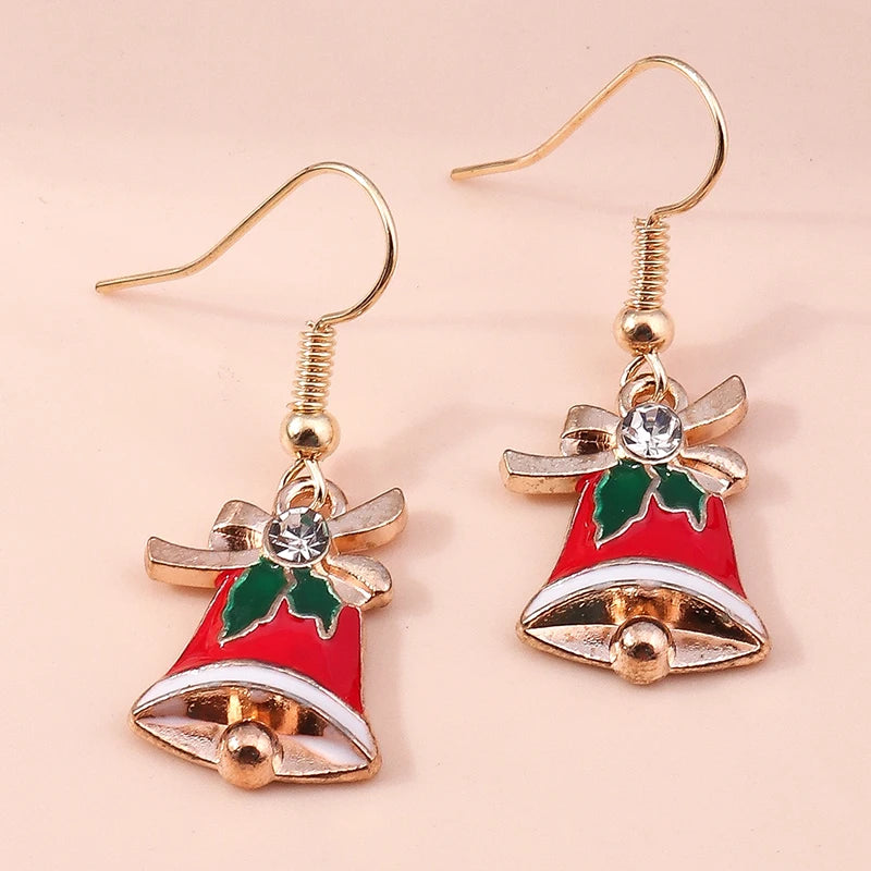 Kerst oorbellen kleurrijke hangers voor dames en meisjes