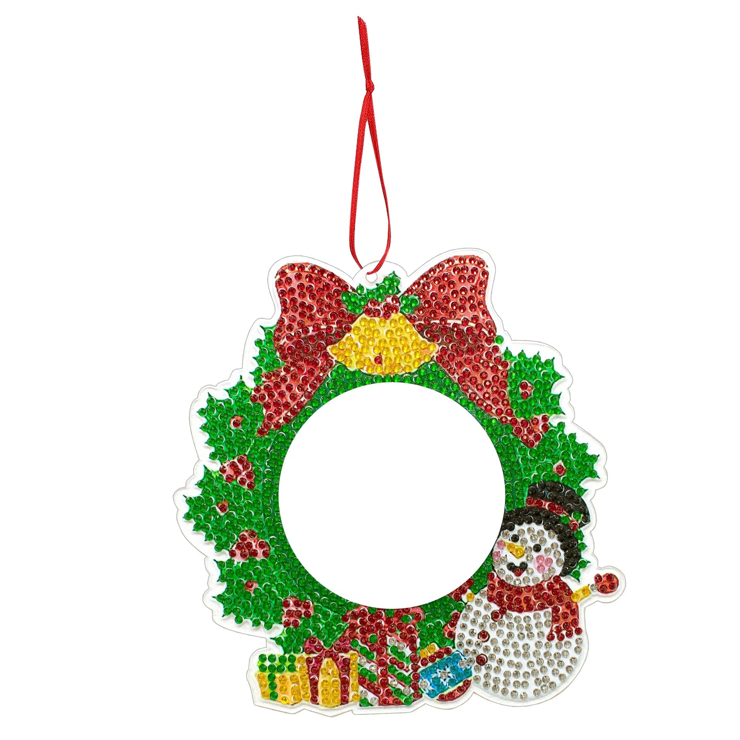 Diamond Painting Kersthangers fotolijst kerstdecoratie set 4 stuks - SDZ004