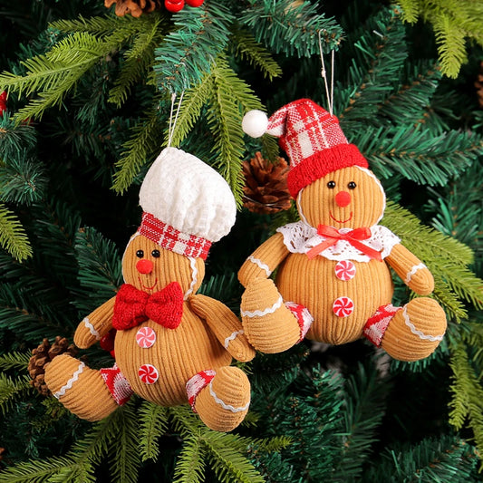 Kerst pop Gingerbread Man kerstboom hanger decoratie 2024
