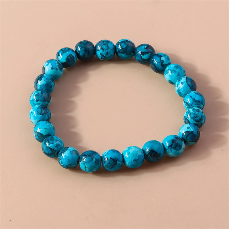 Kerst armband met kralen, rendier en kerstboom bedels voor dames