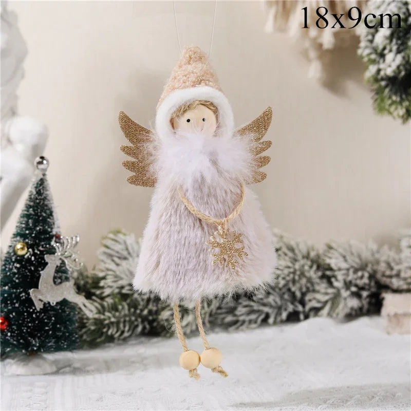 Kerst pop Engel decoratie voor kerstboom en sfeervolle woningversiering