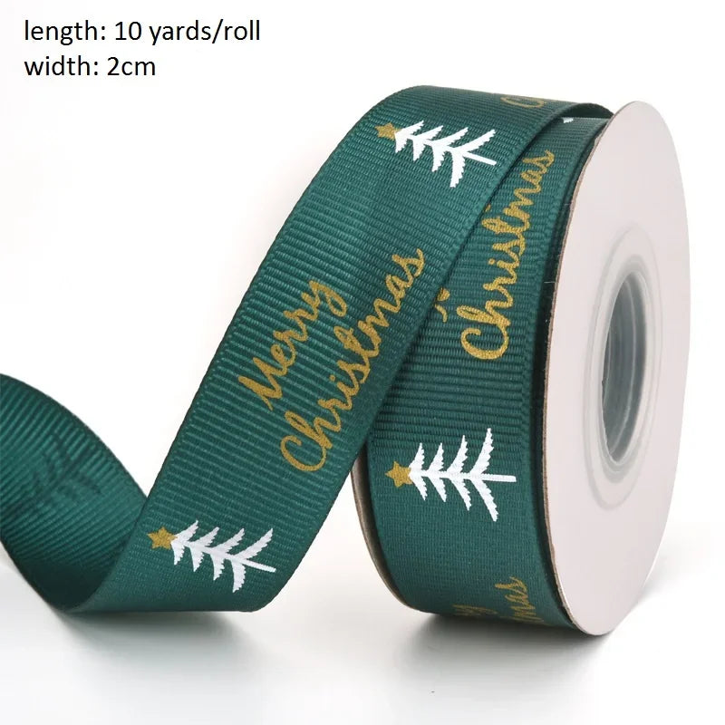 Kerst cadeauverpakking lint Merry Christmas voor feestelijke decoratie