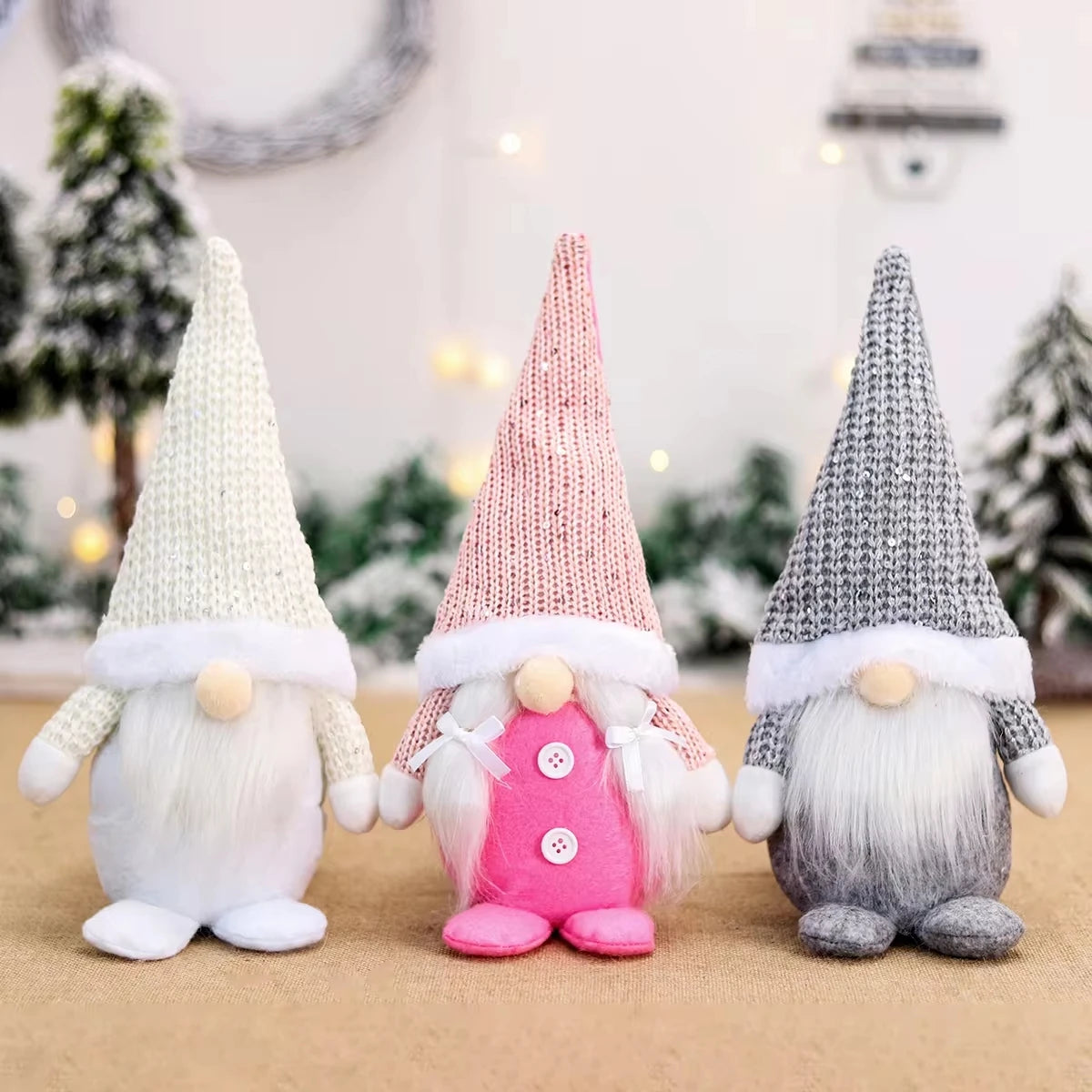 Kerst pop decoratie sfeervolle Scandinavische kerstversiering voor thuis