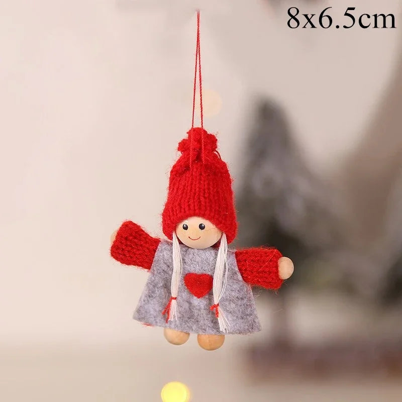 Kerst pop Engel decoratie voor kerstboom en sfeervolle woningversiering