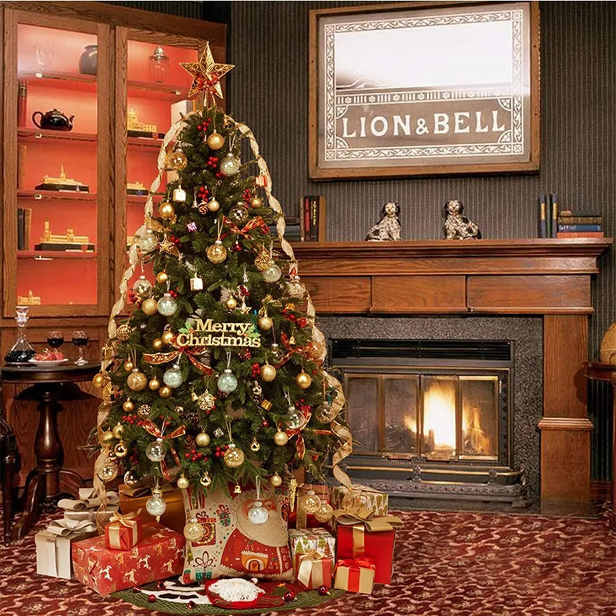 Kerstballen set 50 stuks – onbreekbare kerstboomversiering in luxe kleuren