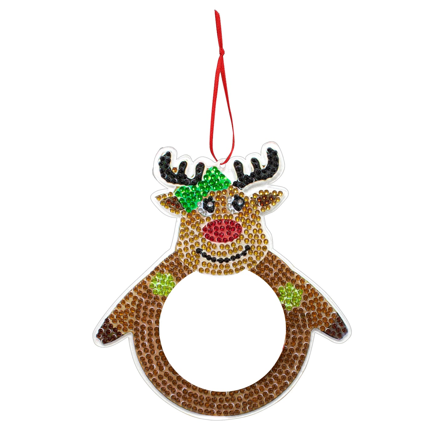 Diamond Painting Kersthangers fotolijst kerstdecoratie set 4 stuks - SDZ004