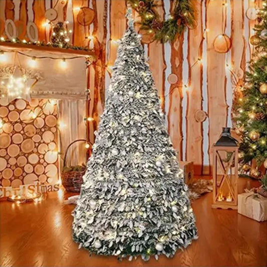 Opvouwbare Kerstboom met Verlichting – 150/180/210cm – Snel Op te Zetten