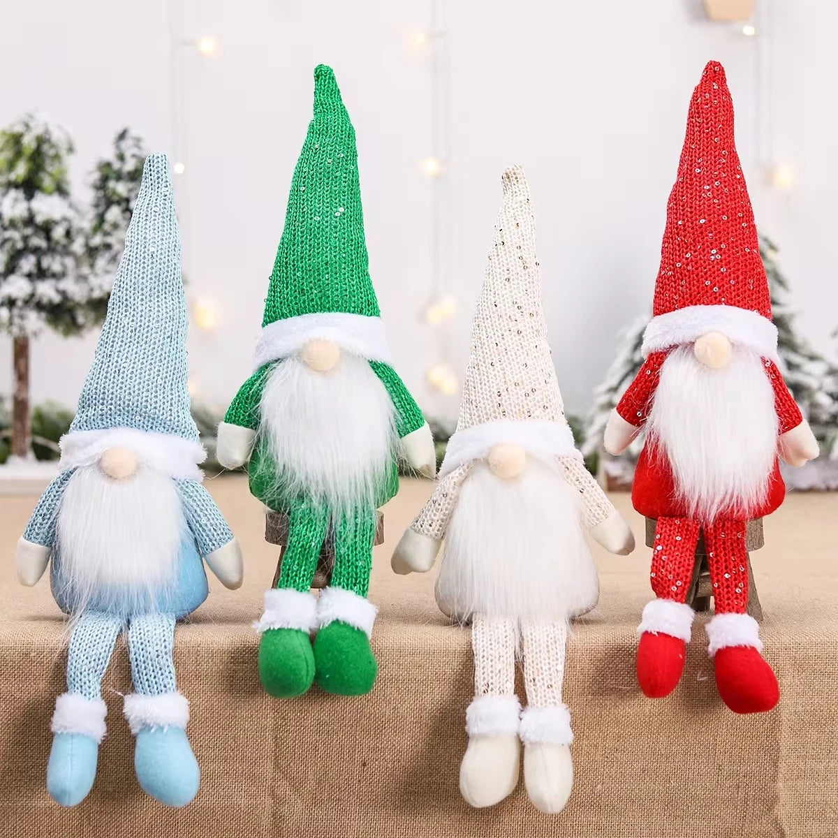 Kerst pop decoratie sfeervolle Scandinavische kerstversiering voor thuis