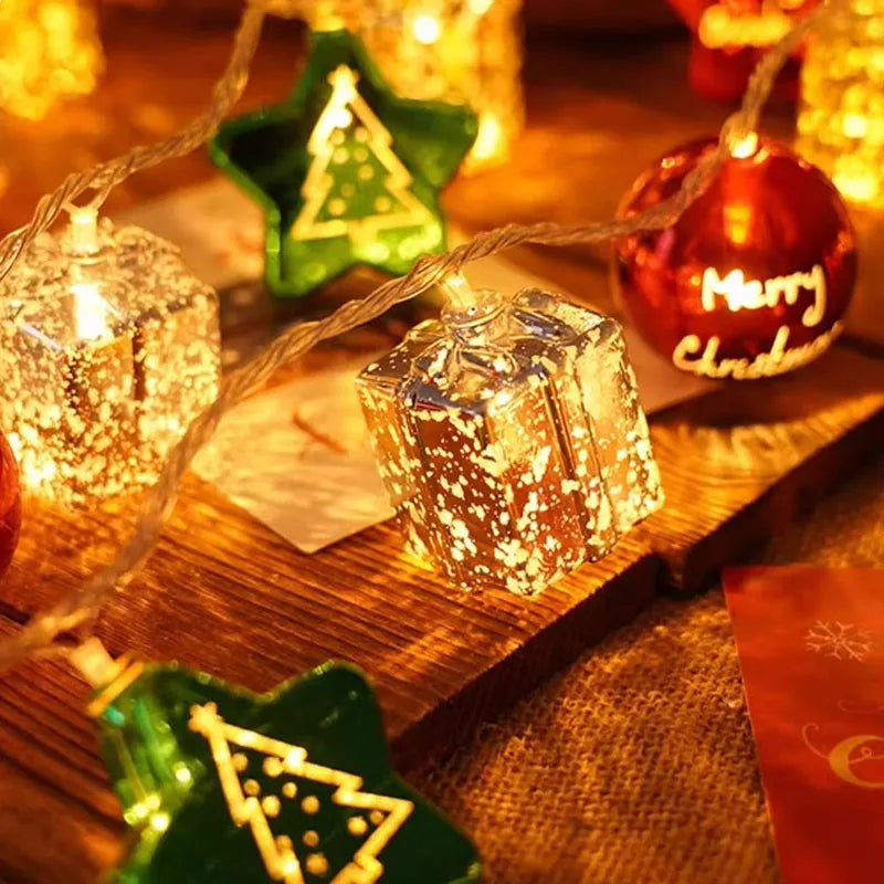 Kerstverlichting Snoer 1-3M | LED Candy Cane, Kerstman & Sneeuwpop Decoratie