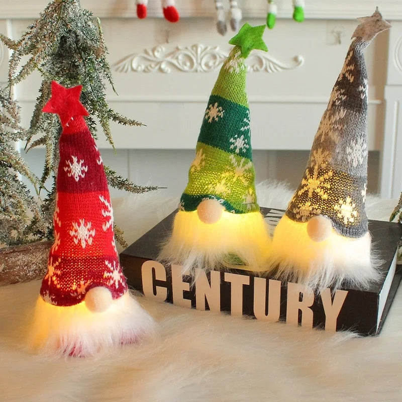 Kerst pop met verlichting | Sfeervolle gnome decoratie voor thuis