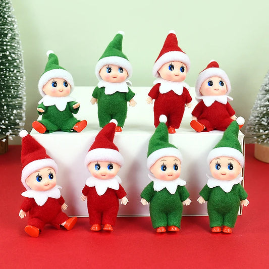 Kerst pop elf mini peuter jongen en meisje schattige cadeaus